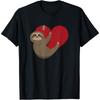 Valentine's Day I Love Sloths T Shirt for Wife or Girlfriend