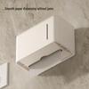 Yipan Bohrloser Wandmontierter Toilettenpapierhalter & Taschentuchbox