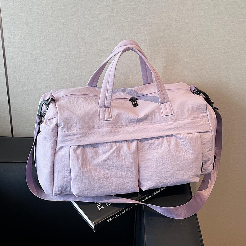 Women's Large Capacity Travel Crossbody Bag - Lightweight Duffle for Business, Sports, and Fitness