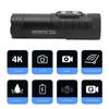 4K Action Camera Waterproof Bike Motorcycle Helmet Camera Anti Shake Sport DV with Waterproof Charging Cable Helmet Bracket   Bracket H68B