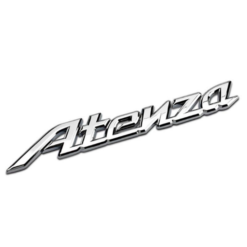 3D Atenza / Axela Car Side Fender Rear Trunk Emblem Badge Sticker Decals for Mazda 6 Atenza Mazda 3 Axela