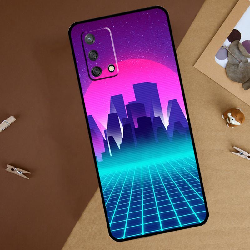 

Synthwave 80 s Retro Neon vaporwave For Oppo A60 A40 A80 A74 A94 A54 A18 A38 A58 A78 A98 A16 A76 A96 A15 A57S A17 A77 Phone Case OPPO A60 5G