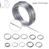 Length 1Meter 5Meter 10Meter Diameter 0.2mm - 3mm 304 Stainles Steel Rope Single Bright Hard Wire Various Lengths