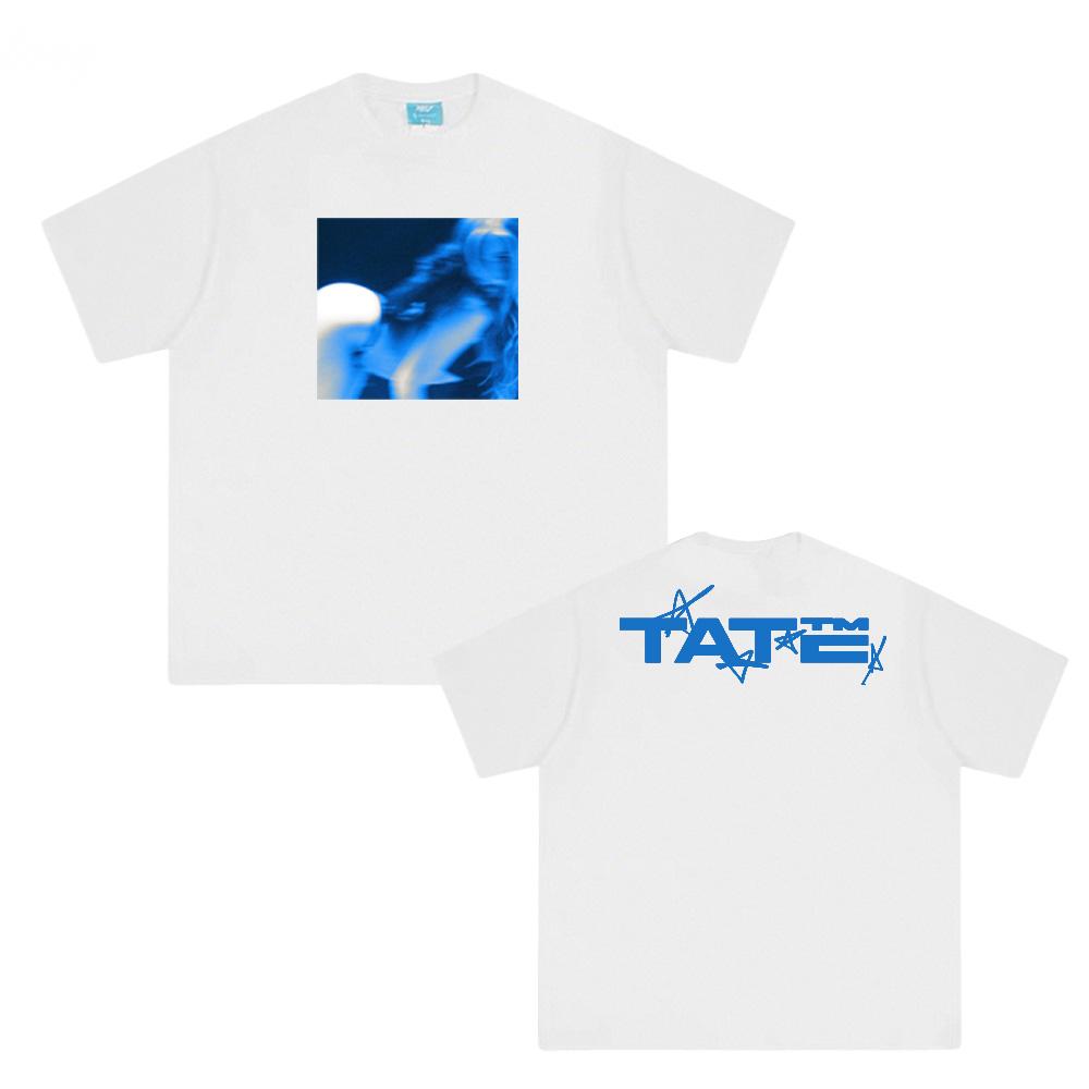 Tate McRae New Album TITFORTAT Tee-shirt Summer Hip Hop Singer's Same Style Tee-shirt 100%Cotton Clothing Tops