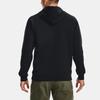 Under Armour Rival Antler Fleece Hoodie Men Outerwear Black 1365679-001
