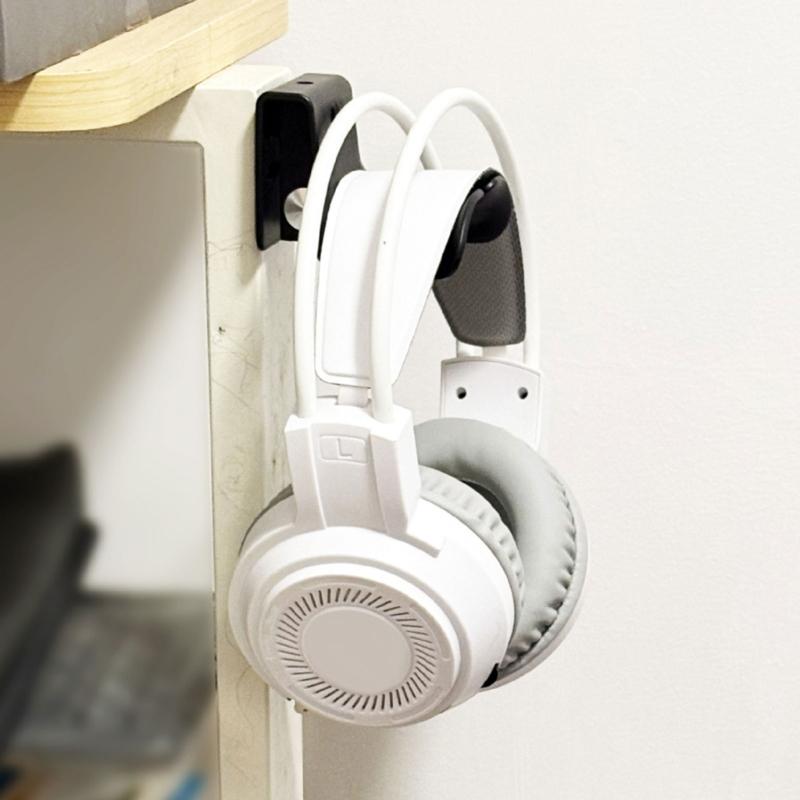 Headphone Stand Holder Wall Mount Display Rack for Easy Storage and Stability Compatibility with Various Headphone