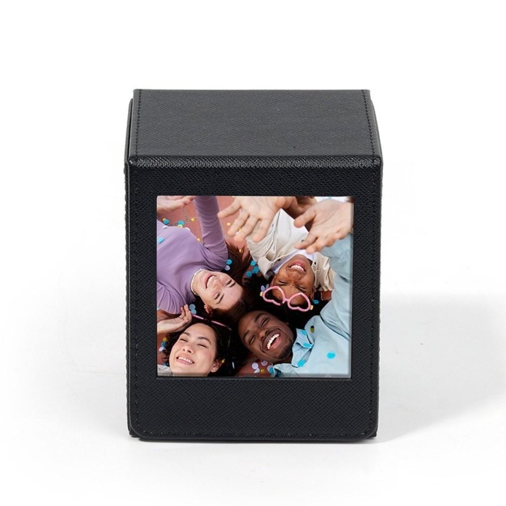 Magnetic 3-Inch Photo Storage Box Large Capacity Photo Holder Game Cards Storage Box  Family Photos