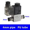 2V025-08 06 Pneumatic Solenoid Valve - 2 Way 2 Position Normally Closed NC 1/4 Port Air Control Valve 12V 24V 110V 220V AC DC