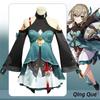 Game Rail Honkaistar Qingque Cosplay Costume Skirt Accessories Set Halloween