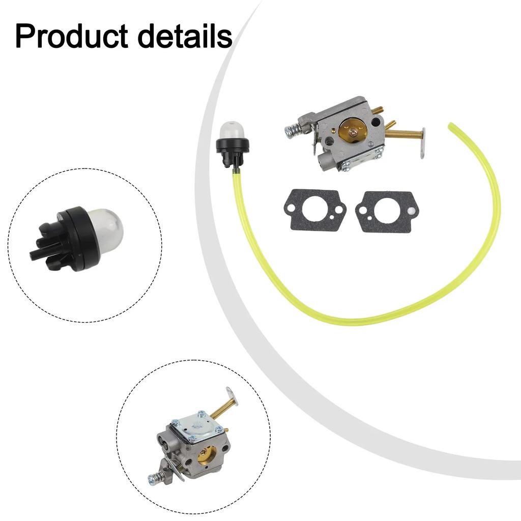 Carburetor Repair Kit for Homelite CSP 3314 Features Necessary Parts Carburetor Bulb Gaskets Fuel Line for Easy Setup