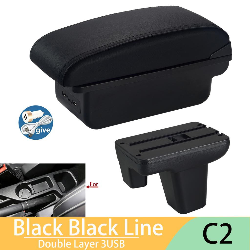 For MG3 armrest box For new MG3 car armrest box central storage box Interior modification charging car supplies right driver