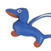 1Pc Men'S Car Dachshund Keychain Pu Leather Dog Keychains  For Women