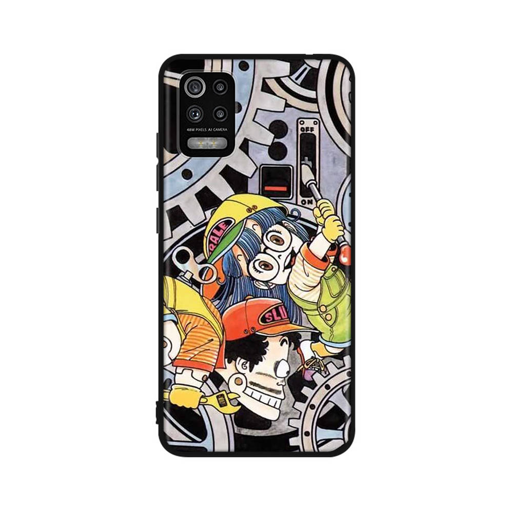 DT34 Dr. Slump Arale Case for iPhone 16 15 Plus 14 13 12 11 Pro 8 7 6S 6 SE 5S X XR XS Max Realme C30 C33 C31 9I Huawei P30 Black Soft Cover