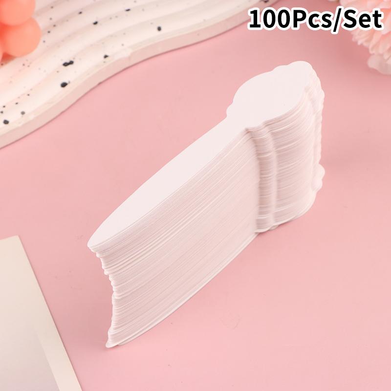 50/100Pcs Fragrance Perfume Essential Oils Test Paper For Aromatherapy Tester Paper Strips Briolette And Rectangle Shape