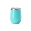 12oz Insulated Eggshell Stainless Steel Wine Glass (U-Shaped, Large Belly)