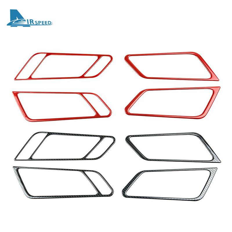 Chrome ABS Car Door Handle Frame Cover For Porsche Macan 2014-  Sticker Interior Trim RHD LHD Styling Auto Accessories