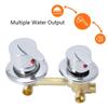 Bathroom Faucet Brass Mixing  4 Ways Water Outlet Screw Thread Center Distance 10cm Shower Mixer Tap Cabin Y5GB