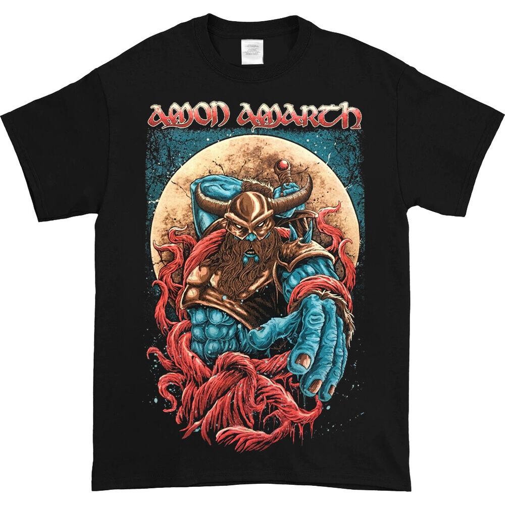 

Винтажная черная футболка унисекс Amon Amarth Spartan Death Metal Band S
