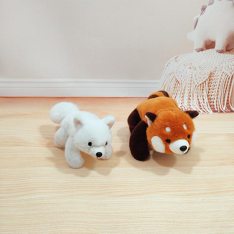 Xiangxiang Cute Animal Doll: Panda & Raccoon Plush Toy, Pocket-Size Companion Gift.