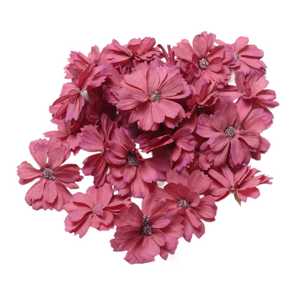 Praktische Verpackungsgröße DIY Blumendekoration Seidenblumenköpfe