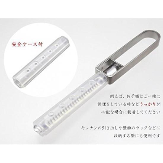 Kawashima Industries Suncraft Kaisai Râpe à Julienne 210 x 26 x 12mm SSK-08 Argent,