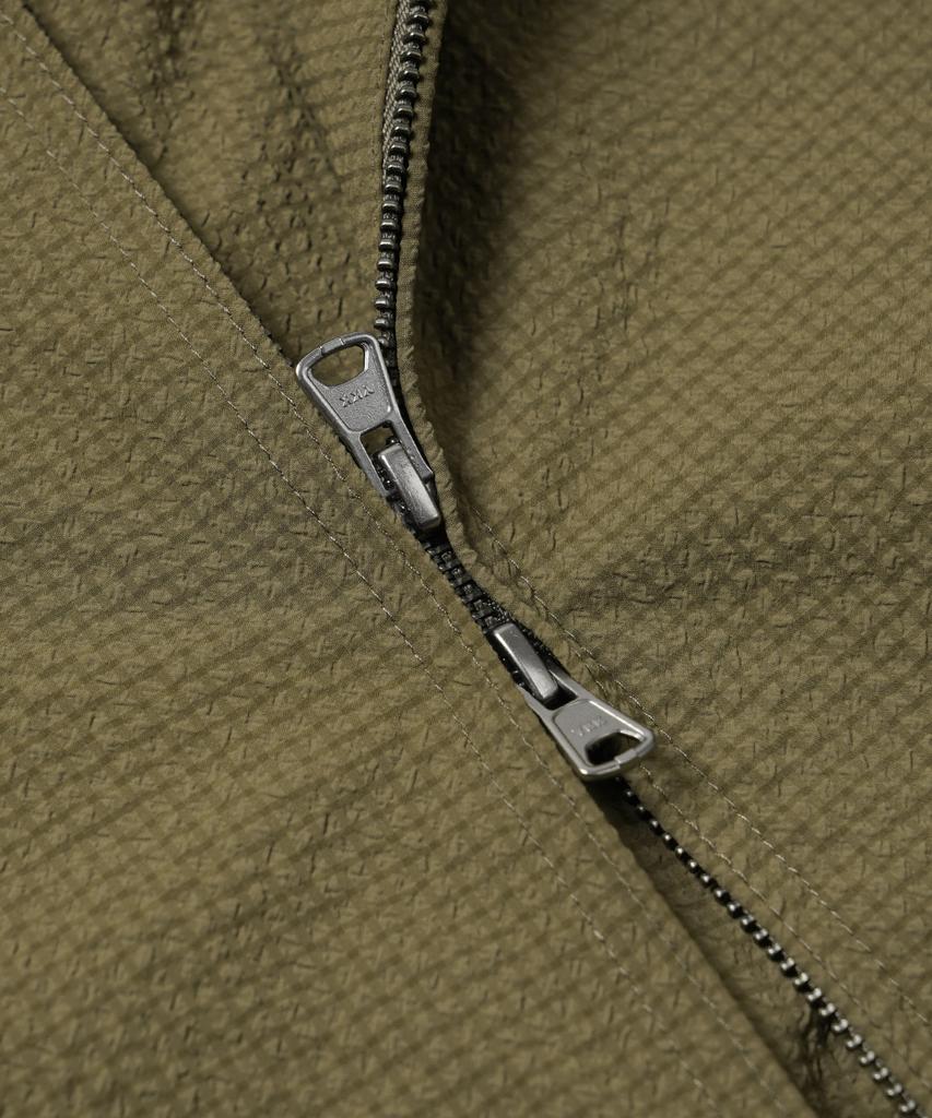 Frizmworks Seersucker Buddy Harrington Jacket _ Beige