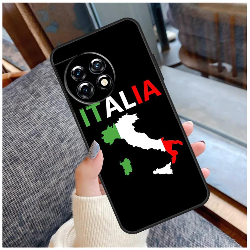 Italy Italia National Flag Case For OnePlus 13 15 13R 13T 12 12R 11 9 10 Pro 10T 8T Nord 5 CE 2 3 4 Lite N20 N30 Coque