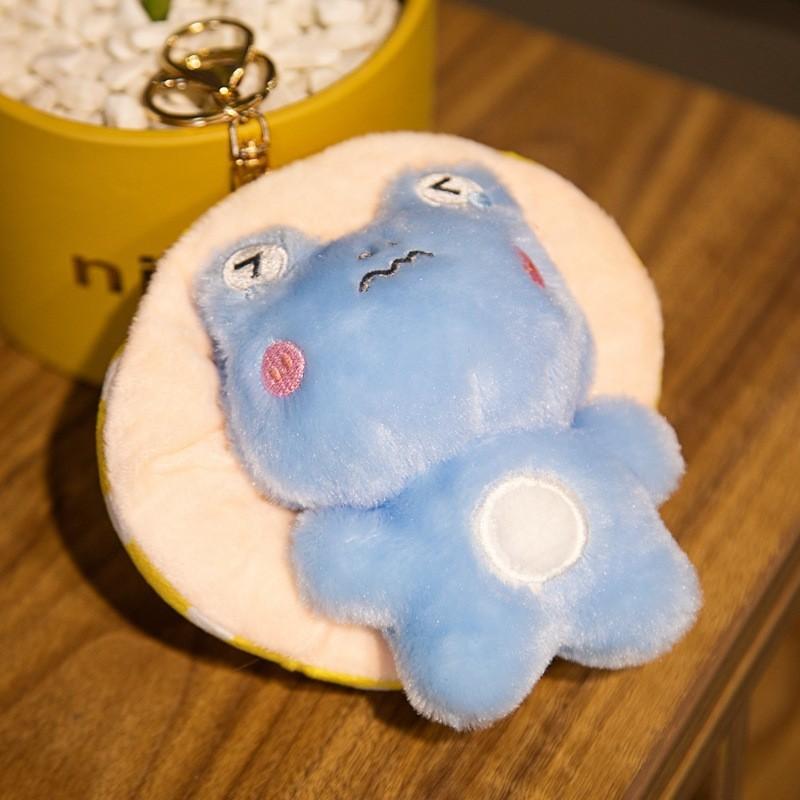 Frog With Hat Plush Toy Cartoon Stuffed Doll Pendant Decoration Kids Gift Cute