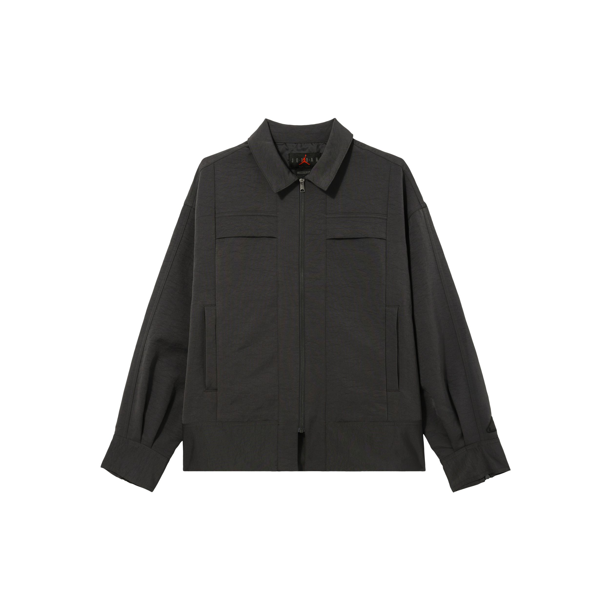 

Jordan однотонная куртка с карманом на молнии и длинным рукавом, женская верхняя одежда, серая DX0505-022 XL