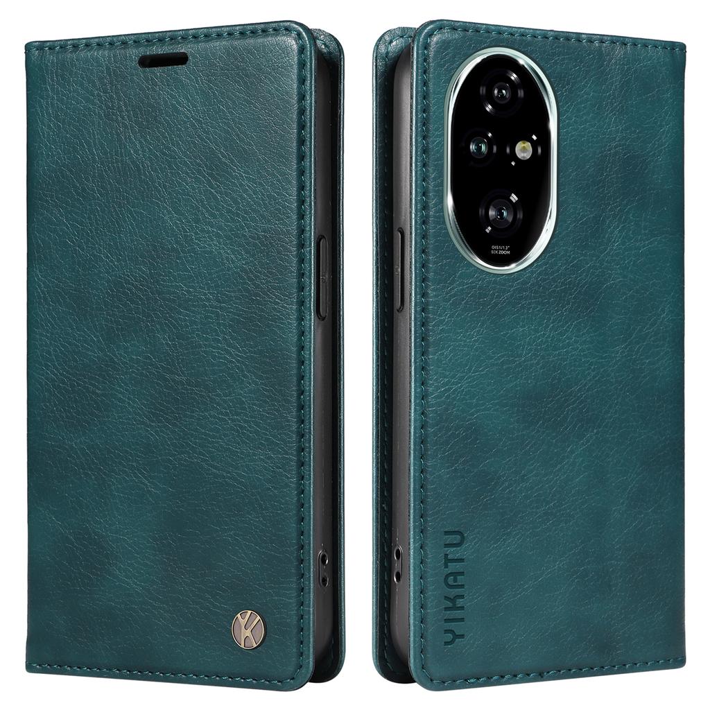 YIKATU YK-006 For Honor 200 Pro 5G Case Litchi Texture Leather Phone Cover with Wallet