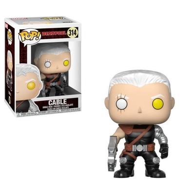 Funko Pop! - Marvel - Deadpool Parody: Cable - 9 Cm - Red - Officially Licensed