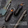 New Mini Waterproof Metal Bottle Storage Portable Pill Box Aluminum Alloy EDC Seal Storage Capsule Box Outdoor Camping Tool