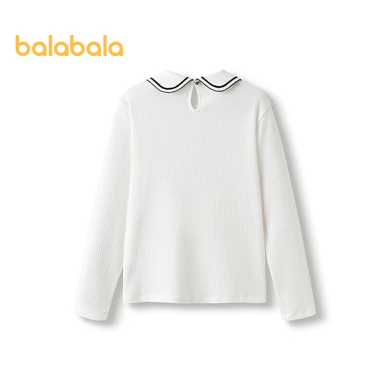 Balabala Girls  2025 Spring Long-Sleeved T-Shirt 160
