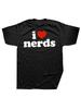 Unisexs I Love Nerds Letter Graphic T Shirt Hip Hop Y2k Meme Shirt Unisex Oversize Tee Loose Streetwear Vintage Harajuku For Daily