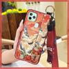 Fashion Ring Phone Case For Oukitel C22 Elderly lady Protective Lanyard Anti-dust Shockproof Waterproof Chinese style