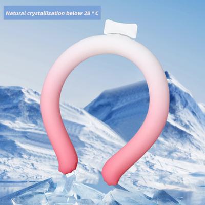 Yousheng Portable Neck Cooling Tube Summer Wearable Neck Cooler Lightweight Reusable Ice Cold Ring Outdoor Heatstroke Prevention Neck Wrap Collar