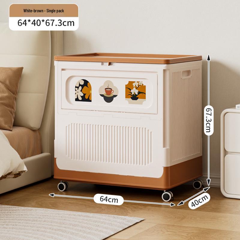 Haixing Large Capacity Folding Plastic Laundry Hamper with Lid