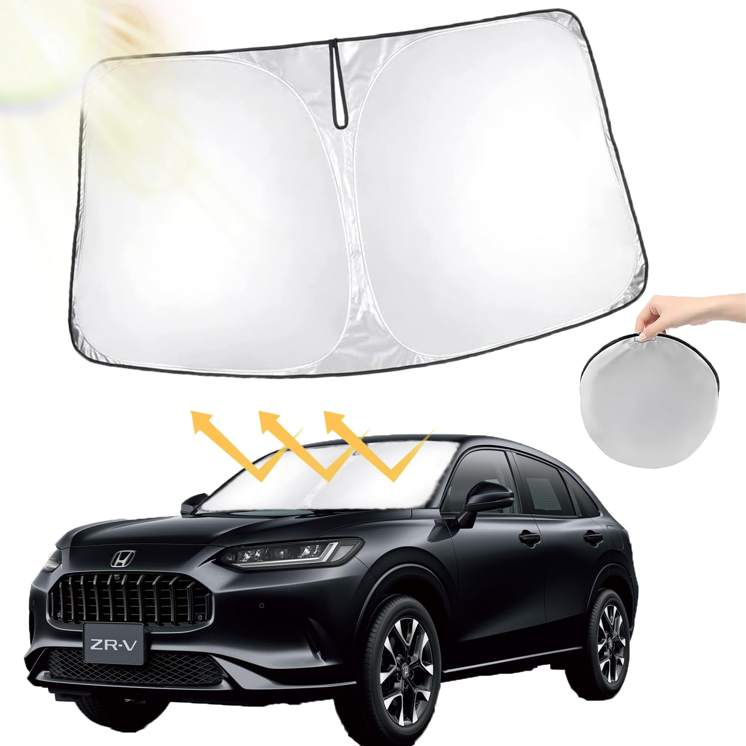 

Последний и улучшенный Oricarmes Honda RZ Series Ветровое стекло ZRV Солнцезащитный козырек Блокировка Изоляция Солнцезащитный козырек Сон в машине В комплекте сумка для хранения ZRV