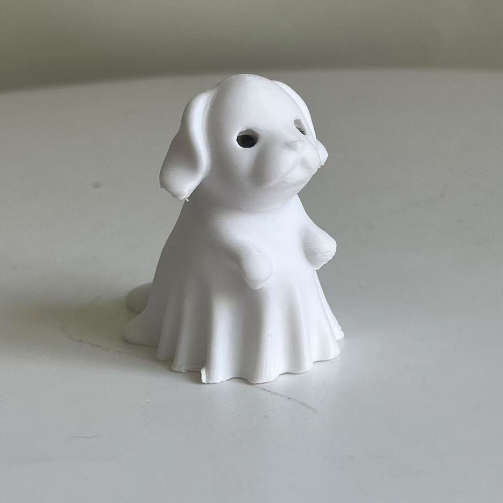 Ghost Cat Dog Halloween Statue Pla Material With Hanging Ornament For Festive Decor