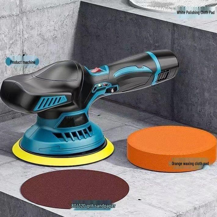 Wireless Lithium Battery Polisher: Compact Electric Polishing, Grinding & Waxing Tool for Motorcycles
