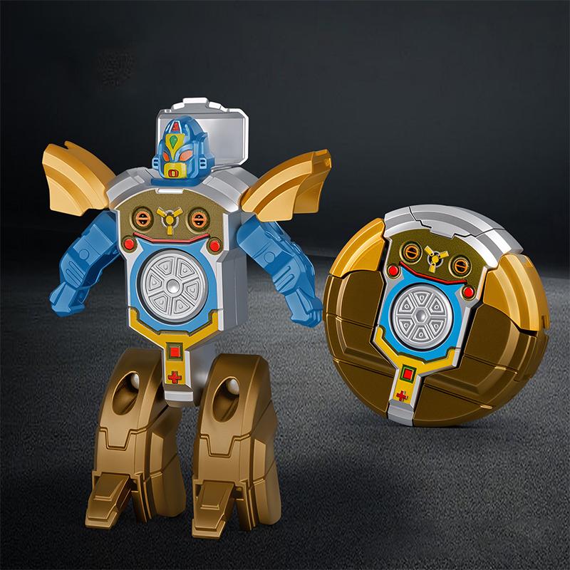 Creative Finger Gyroscope Deformation Robot Decompression Fingertip Gyroscope Children'S Small Toy Happy Decompression
