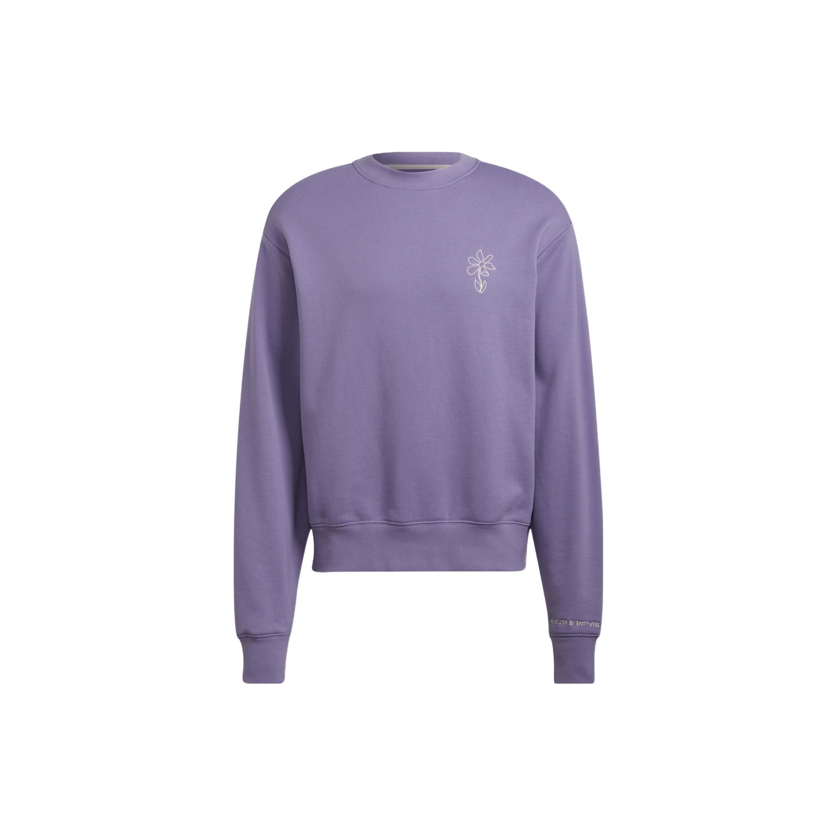 adidas originals Sports Round Neck Pullover Casual Purple Men s HI6016 S