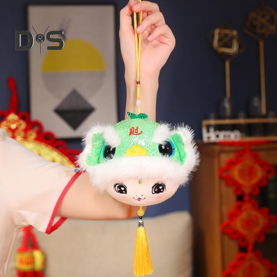 Schlangen-Plüsch-Anhänger „Jahr der Schlange“, Cartoon-Schlangen-Tasche, Schlüsselanhänger, Sternzeichen-Maskottchen-Puppe für das chinesische Neujahr