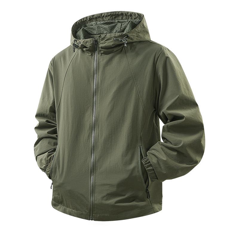 Men's 2025 High-Quality Hooded Jacket - Lightweight Spring/Autumn Casual Outerwear