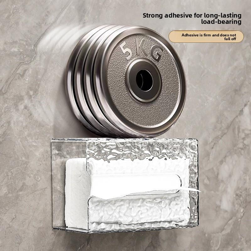 Gletscher-Muster Taschentuchbox, Wandmontierte Gesichts-Taschentuch- und Gesichts-Handtuch-Aufbewahrungsbox, Toilette, Badezimmer und Küche, Umgedrehte Taschentuchbox