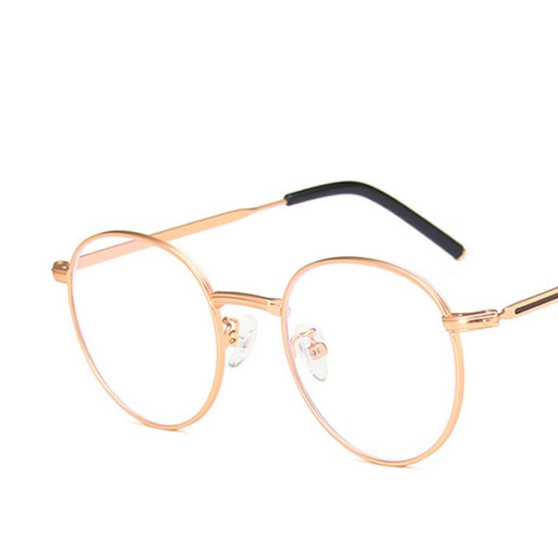 

Metal Small Round Frame Clear Lens Glasses Super Light Myopia Nerd Spectacles Degree -0.5 -1.0 -2.0 -3.0 -4.0 to -6.0 No degree 0