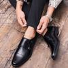 Men Monks Dress Loafers Shoes Wedding Driving Casual Brown Formal Business Leather Shoes Plus Size