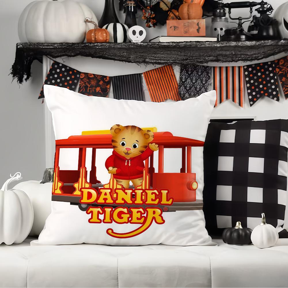 Cartoon Daniel Tiger's Neighborhood Pillow Case Office Cushions Suitable For Sofa Car Bedroom Decorative Cushion Cover