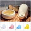 Guinea Pig Water Bowl Rutted Hamster Ceramics Water Feeder Ceramic Automatic Hamster Snack Bowl Anti Overturning Tiny Rat