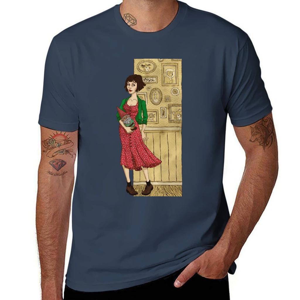 Amelie Tshirt Novelty Print Casual Tee Shirt